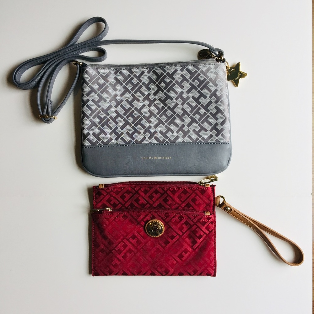 2 x Tommy Hilfiger Purses, Cross Body & Wristlet